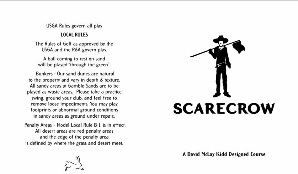 Scarecrow golf course - Brewster, WA.