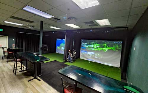 Lilac Lanes & Casino Indoor Golf Simulator